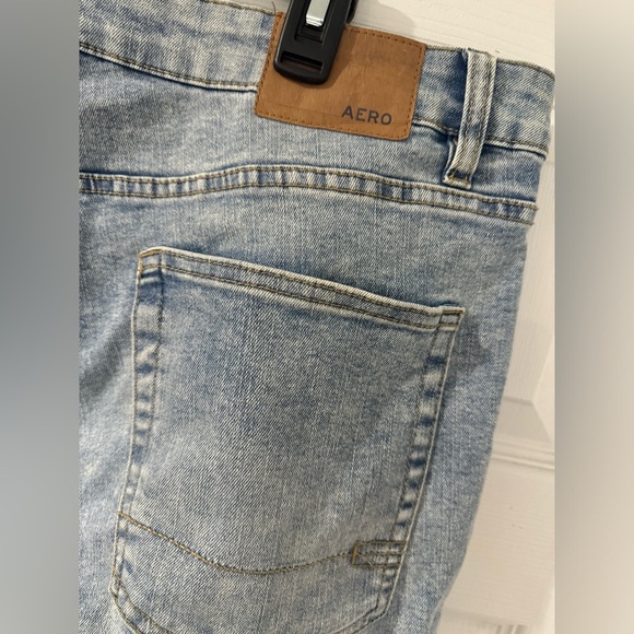 2/$20 Aeropostale Men's Denim Athletic Skinny Jeans - Picture 5 of 6
